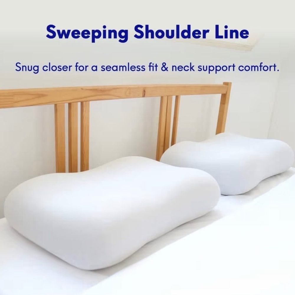 C CUSHION LAB Deep Sleep Pillow/Ergonomic Contour Design for Side & Back Sleeper - Picture 12 of 16